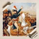 Постер Битва при пірамідах, Антуан-Жан Гро, Antoine-Jean Gros, Battle of the Pyramids, A1 60×90 см (id6669) - зображення 4