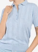 Поло жіноче блакитне 100% бавовна Arber Polo Knit WD SS WTR-204 M блакитний (W09.16.23.624) - изображение 5