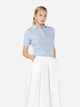 Поло жіноче блакитне 100% бавовна Arber Polo Knit WD SS WTR-204 XL блакитний (W09.25.23.624) - изображение 3