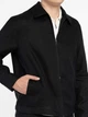 Бомбер чоловічий чорний лляний Arber Bomber Jacket KR82 60 зріст 6 чорний (M08.05.02.611) - зображення 6