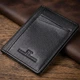 Мужской кошелек для карточек из натуральной кожи ST Leather bg230fash91 Черный - изображение 1