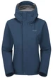 Мембранна куртка жіноча Rab Downpour Jacket Wmns, Tempest Blue, 14 - зображення 1
