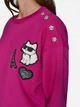 Свитшот женский Karl Lagerfeld 7653213 M Розовый (1159863449) - изображение 6