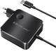 Мережевий зарядний пристрій Qoltec 65 W USB Type-C Black (5901878517780) - зображення 1