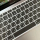 Силіконова накладка xVibe на клавіатуру MacBook NEO 13 2026 Українскі літери EU Black - зображення 5