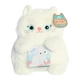 Игрушка мягконабивная Кицюня Энжел белая, 20 см AURORA Art.230396F - зображення 5
