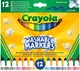 Набор фломастеров широкая линия (washable), 12 шт CRAYOLA Art.58-8340 - изображение 1
