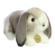 Мягкая игрушка Голландский вислоухий кролик серый 23 см AURORA Art.201090B - зображення 1