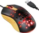 Игровая Мышь Hoco GM51 Sky Luminous 3600 DPI RGB Light 1.5m Black Yellow (45117) - изображение 1