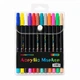 Акварельные маркеры акриловые пигментные фломастеры художественные Acrylic marker 24 шт 24 цвета - изображение 1