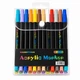 Акварельные маркеры акриловые пигментные фломастеры художественные Acrylic marker 24 шт 48 цветов - изображение 1