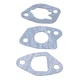Прокладки карбюратора 168F 170F Honda GX160 GX200 комплект 3шт для мотоблока генератора мотопомпы Арт8276 - изображение 1