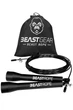 Профессиональная скоростная скакалка Beast Gear Speed Rope 2.8 м регулируемая со стальным тросом в ПВХ оболочке - изображение 5