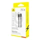 Кабель USB Type-C Baseus Dura Series 60W 2m Black Gold - зображення 5
