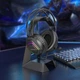 Наушники игровые проводные 3.5 мм BOROFONE BO105 Thunder с микрофоном полноразмерные Черные - изображение 2