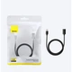 Кабель Baseus USB USB-A to USB, 0.5 м, чорний - зображення 2