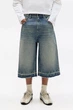 Шорти Pull&Bear Super Baggy Fit синій 3683/534/427 32 - изображение 4