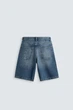 Шорти вільні Zara Baggy Fit синій 4806/406/427 29 - изображение 7
