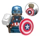 Набор фигурок супергероев Heroes Marvel 6 шт. Капитана Америка Мстители Advent calendar - изображение 2