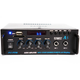 Підсилювач звуку з караоке та пультом UKC A5 Hi-Fi Stereo Bluetooth USB/SD/AUX 2x120W - зображення 1