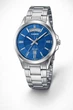 Мужские часы Casio MTP-1381 серый-синий - изображение 1