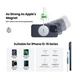 Бездротовий зарядний пристрій Ugreen Qi2 MagSafe 15W 1.5 м Grey (W703) - зображення 5