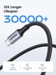 Кабель зарядный UGREEN USB C to USB C 100W PD Type C Fast Charger Cord комплект 2 шт 1 м Grey (US316) - изображение 10