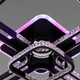 Люстра потолочная светодиодная с музыкальной колонкой и RGB подсветкой для большой гостиной VALESO YZD1271 Черный - изображение 6