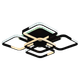 Люстра потолочная светодиодная с музыкальной колонкой и RGB подсветкой для большой гостиной VALESO YZD1271 Черный - изображение 8