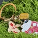 Брелок металлический с эмалью Манеки-неко и Карп удачи - двойной талисман изобилия и счастья - изображение 2