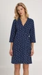 Халат женский Ellen Rosy Raindrops LGK 201/13/01 XL синий - изображение 4