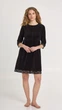 Халат женский велюровый Ellen Margo lgv 205/00/06 S черный - изображение 1