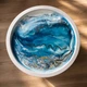 Стол кофейный Ocean ручная работа из эпоксидной смолы - изображение 3