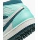 Кроссовки женские Jordan Air 1 Mid Se Shoes Turquoise/White 38 DZ3745-300 - изображение 9