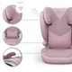 Автокресло Kinderkraft Junior Fix 2 Plus i-Size Pink (KCJUFI20PNKPL0N) - изображение 6