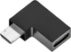 Угловой переходник Micro USB Male - Type-C Female (USB 2.0 5V/2A 480mbps 10W) Right (48982) - изображение 3
