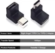 Угловой переходник 90° USB Type-C (M/F) Fast Charging 5A/30V 10Gbps PD100W USB 3.2 (48980) - изображение 11