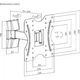 Кронштейн UniBracket BZ27-21 для телевизора, наклон +3/-10°, поворот ±90°(TO_00-00006912) - изображение 7