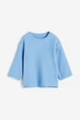 Свитшот из хлопка H&M 1078022004c66 86см синий (100013062) - изображение 1