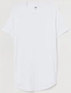 Футболка з бавовни long fit H&M 598755001c63 L біла (100011657) - зображення 2