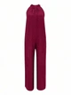 Комбинезон Shein sz25080635863558896 XL бордовый (100012201) - изображение 1
