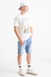 Футболка из хлопка relaxed C&A 2239370c63 XL белая (100011485) - изображение 3