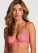 Кружевной бюстгальтер Hunkemoller 203871c36 75E розовый (100010918) - изображение 1