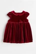 Велюрова сукня H&M 979727003c66 68см бордова (100013049) - зображення 1