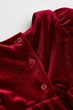 Велюрова сукня H&M 979727003c66 68см бордова (100013049) - зображення 3