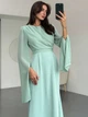 Платье Shein sz25061674845157490 M бирюзовое (100012365) - изображение 7