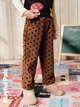 Брюки Shein sk2410114279792114 7Y коричневые (100012488) - изображение 4