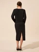 Комплект (жакет + юбка) Shein sz2409307089819338 M черный (100012211) - изображение 2