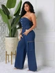 Комбинезон Shein sz2408085167519491 S синий (100012210) - изображение 6