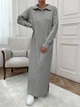 Платье-свитер Shein sz2407044421144187 one-size серое (100012306) - изображение 2